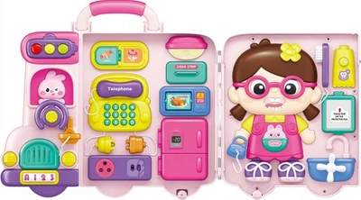 Tablica manipulacyjna Woopie Baby Samochód interaktywny 3 w 1 54702 (5906280654702)
