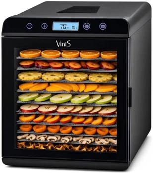 Сушарка з 10 металевими піддонами і лотком для пастили Vinis VFD-710BX
