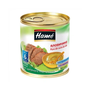 Детское пюре Hame говядина, 100 г (8595139726140)