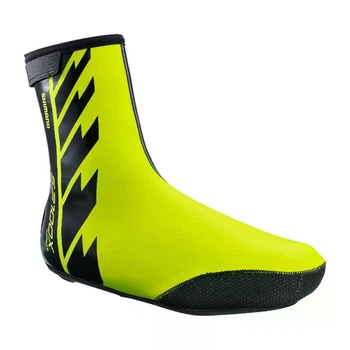 Велобахилы зимние неопреновые Shimano S3000X NPU+ неоновый желтый L (EU 42-44)