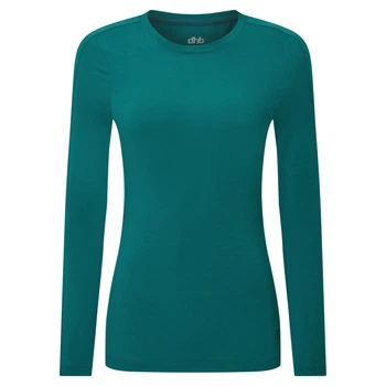 Велоджерси женская dhb Trail LS DriRelease с длинным рукавом зеленая XL (UK16)