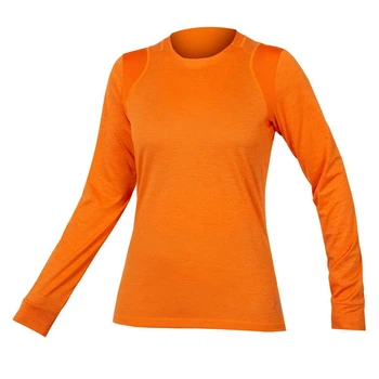 Велоджерси женская Endura Singletrack Long Sleeve оранжевая М