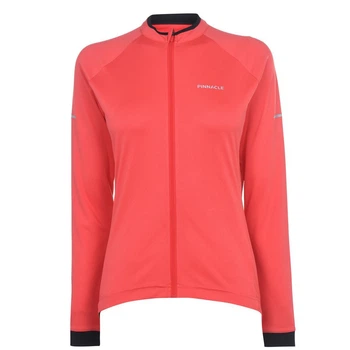 Велоджерси женская с длинным рукавом Pinnacle Long Sleeve Cycling Jersey коралловый S