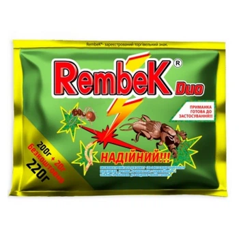 Инсектицид «Рембек» 220 г пшено (от медведки и муравьев)