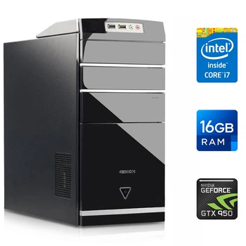 Комп'ютер Medion MT14 - Intel Core i7-860/ 16GB DDR3/ GeForce GTX950 2GB GDDR5/ 128GB SSD/ 500GB HDD б/в