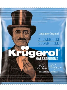 Пастилки для горла Krugerol Halsbonbons без цукру 50 г
