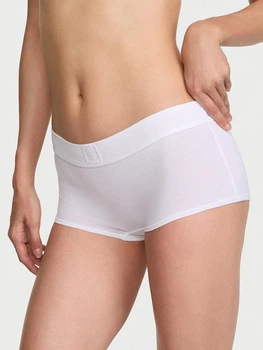Трусики шорты женские хлопковые Victoria's Secret 27274143 M Белые (2321299563)