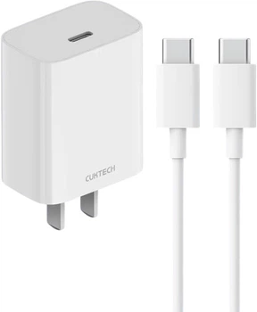 Зарядное устройство CUKTECH Kuotai Ke Apple, 30 Вт, с нитридом галлия для быстрой зарядки, совместимо с iPhone 17/16 Pro Max/iPad Air/MacBook Neo/Xiaomi Huawei Type-C.