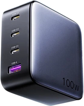 Зарядное устройство UGREEN 100 Вт с нитридом галлия, многопортовое, Type-C, быстрая зарядка, для смартфонов и ноутбуков