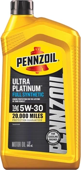 Моторное масло Pennzoil Ultra Platinum Full Synthetic 5W-30 Motor Oil, 1 Quart / 946 ml