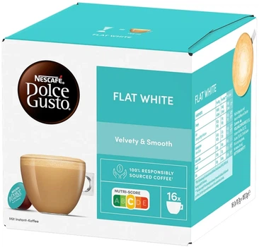 Капсули Nescafe Dolce Gusto Flat White нескафе дольче густо флет вайт 16 шт