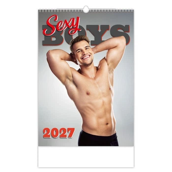 Календарь настенный Helma 2027 Sexy Boys, 31,5x45 см (N160-27)