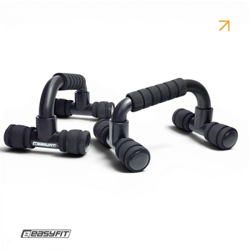 Упор EasyFit PushMax прямой Черный для отжиманий и домашних тренировок (EF-1369)