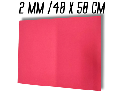 Фоамиран FROM FACTORY матовый 2мм/40х50см Красный