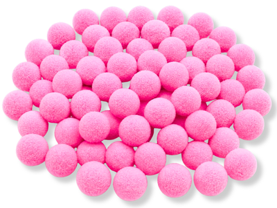 Помпони FROM FACTORY для творчості Ø1.5см/100шт Рожевий