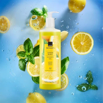 Гель для душу «цитрусовий заряд» 720 ml avon senses