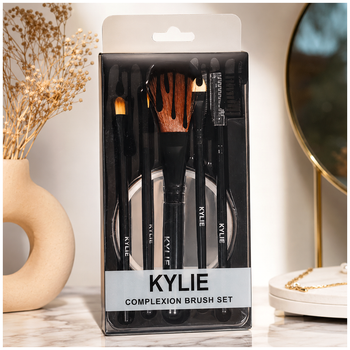 Набор кистей для макияжа 5 штук пластмассовые ручки KYLIE SQ-26104