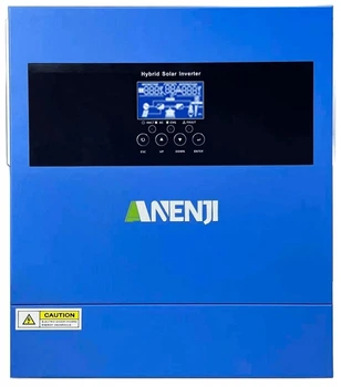 Гібридний інвертор Anenji ANJ-4000W-24V-WIFI, 24 В, 4кВт
