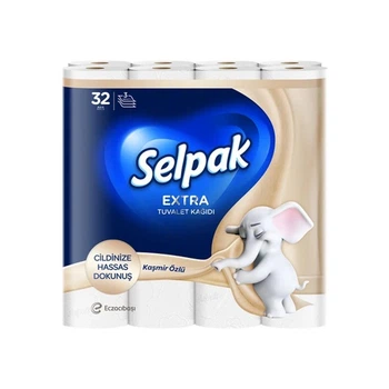 Туалетний папір Selpak тришаровий Кашемір 32 шт (8690530074453)