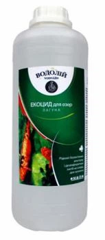 Рідкий біологічний альгіцид VODNAR Екоцид для ставків та озер, 1 л