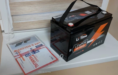 LiTime Аккумулятор LiFePO4 12В 100А
