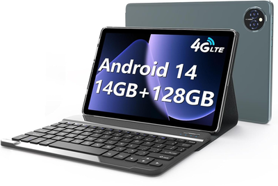 Планшет 10'' Full HD ANTEMPER D106 8+6/128Gb 4G 2-SIM 8-ядер Android 14 8000 mAh Серый (102318549) - Уценка
