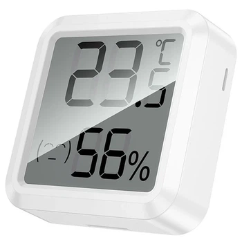 Термогигрометр Hoco HX40 2in1 Indoor электронный с LCD-дисплеем, белый