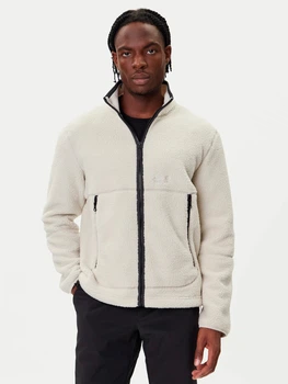 Толстовка Шерпа на молнии мужская Jack Wolfskin Stone Lite Jkt M A64997-A0084 S Светло-бежевая (4064886770392)
