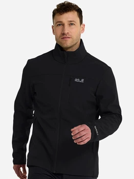 Спортивна вітрівка чоловіча Jack Wolfskin Wild Winds Jkt M A66309-6000 XL Чорна (4064886756624)