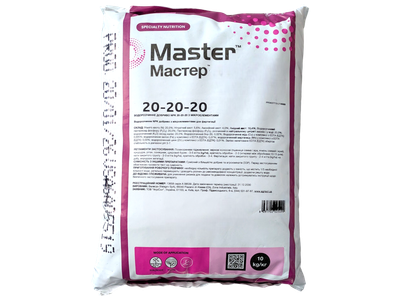 Добриво Master 20+20+20 1 кг (зсипання) Valagro