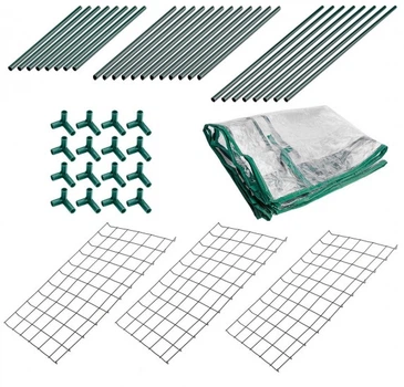 Парник складний Neo Tools 80х46х24 см зелений 3 полиці