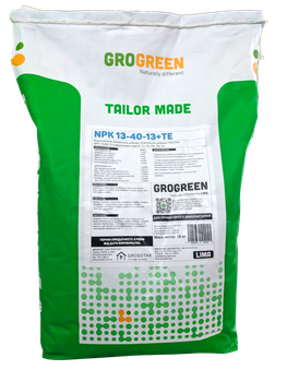 Добриво GroGreen NPK 13-40-13 + TE мінеральне водорозчинне 10 кг