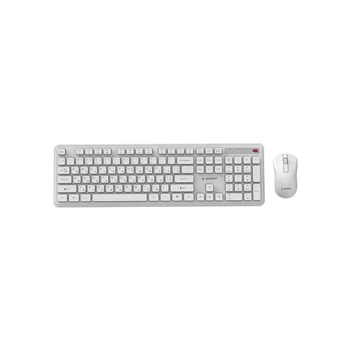 Комплект Gembird Slim Pro Business Wireless White (KBS-WPS-01-W-CYRL)