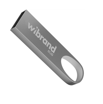 Флеш пам'ять Wibrand USB 2.0 8Gb Irbis Сірий 76262