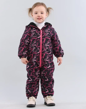 Комбинезон демисезонный Activekids Trendy Треугольники р98 (2-3 года) черный