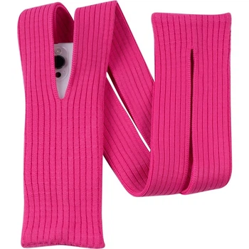 В'язана сумка-чохол Pleated Pocket Iphone (Size L) 80 см Pink