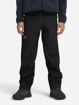 Подростковые утепленные штаны для мальчика Jack Wolfskin Fourwinds A66681_6000 152 см Черные (4064886750202)