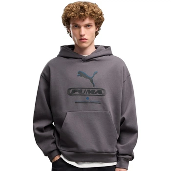 Худі PUMA SPORT Street Boxy Graph Puma 694322-34 56-58 Сірий (4070033381090)