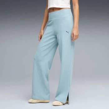 Брюки жіночі PUMA Essentials Elevated High-Waist Straight-Leg Pants Women 69181547 xs, блакитний