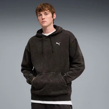 Худі чоловіче PUMA Essentials Elevated Relaxed Wash Hoodie Men 68804901 xxl, чорний
