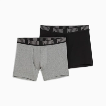 Труси чоловічі PUMA Men's Boxer Briefs 93832003 l, сірий/чорний