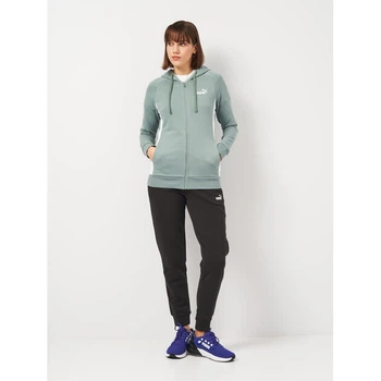 Спортивний костюм жіночий Puma Hooded Sweat Suit Tr Cl 68507730 s, зелений/чорний