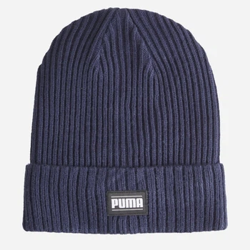 Шапка Puma Ribbed Classic Cuff Beanie 02403810 синій, o/s