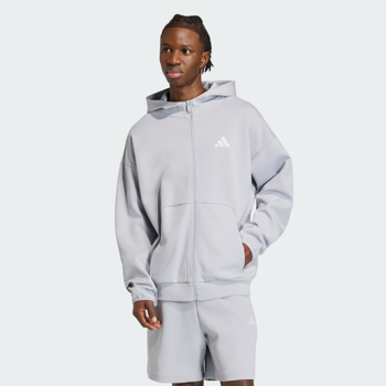 Худі чоловіче ADIDAS Future Icons Small Logo Full-Zip KD7662 xl, сірий