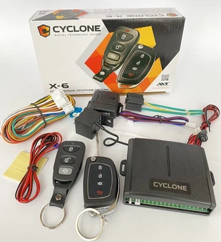 Одностороння сигналізація на автомобіль Cyclone X6 LC автосигналізація БЕЗ СИРЕНИ