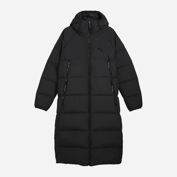 Мужской пуховик PUMA Long Hooded Down Coat Черный XL (7d62646701 XL)