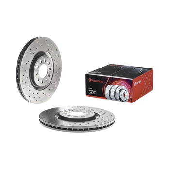 Комплект гальмівних дисків Brembo, з перфорацією, 2 шт.