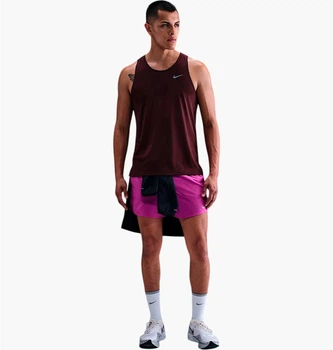 Майка мужская Nike Stride Bordo L Бордовий HV5210-652