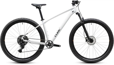 Велосипед Cube Aim ONE metallicwhite´n´black L 2027