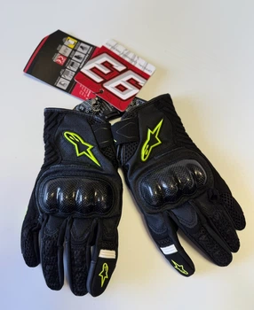 Моторукавиці Alpinestars SMX-1 зелені Л